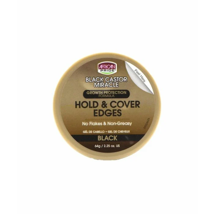 AFRICAN PRIDE BLACK CASTOR MIRACLE ≡ Edge Gel Noir