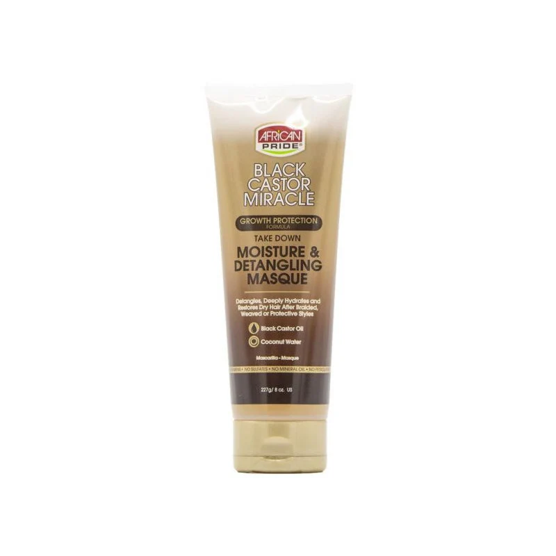 AFRICAN PRIDE BLACK CASTOR MIRACLE ≡ Masque Hydratant