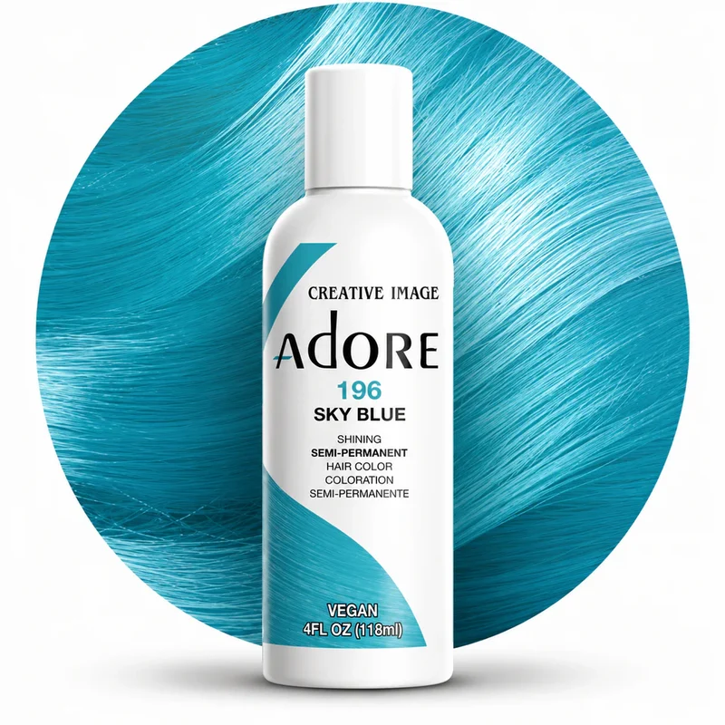 ADORE ≡ Colorations semi-permanentes Sky Blue 196