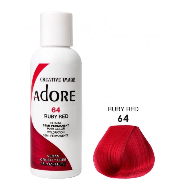 ADORE ≡ Colorations semi-permanentes Ruby Red 64