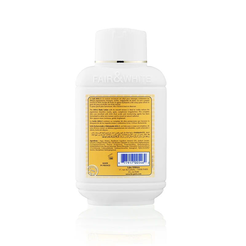 FAIR & WHITE ≡ Lait Corps Aha-2