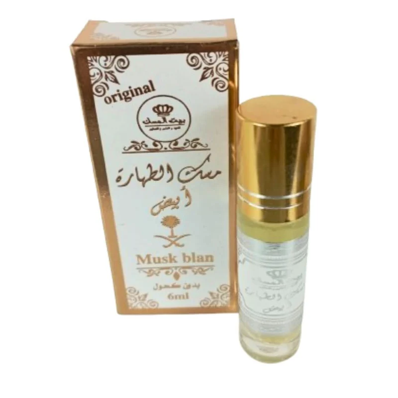 Musk Al Tahara 6ml – Huile de Parfum Arabe Sans Alcool | Musc Blanc مسك الطهارة