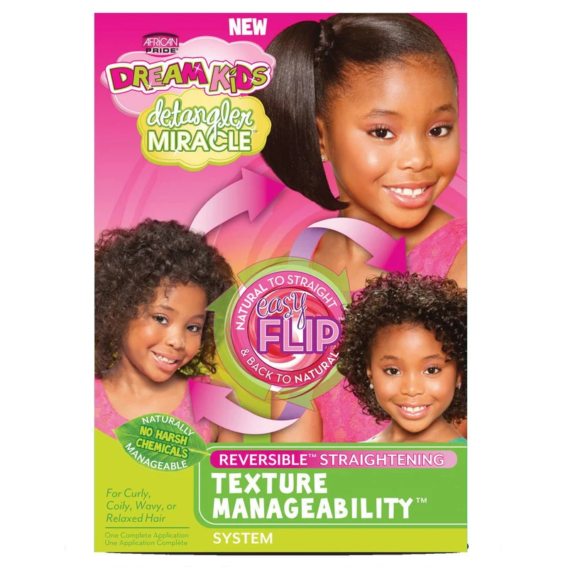 AFRICAN PRIDE OLIVE MIRACLE DREAM KIDS ≡ Crème Démêlante Cheveux Bouclés