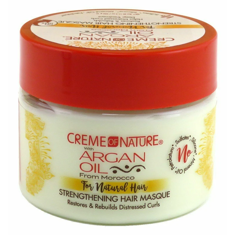 CREME OF NATURE ARGAN OIL ≡ Masque Capillaire Fortifiant