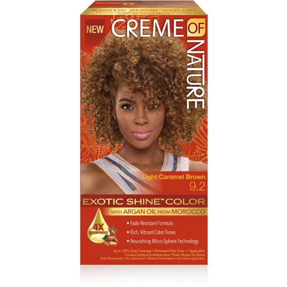CREME OF NATURE ARGAN ≡ Light Caramel Brown N°9.2