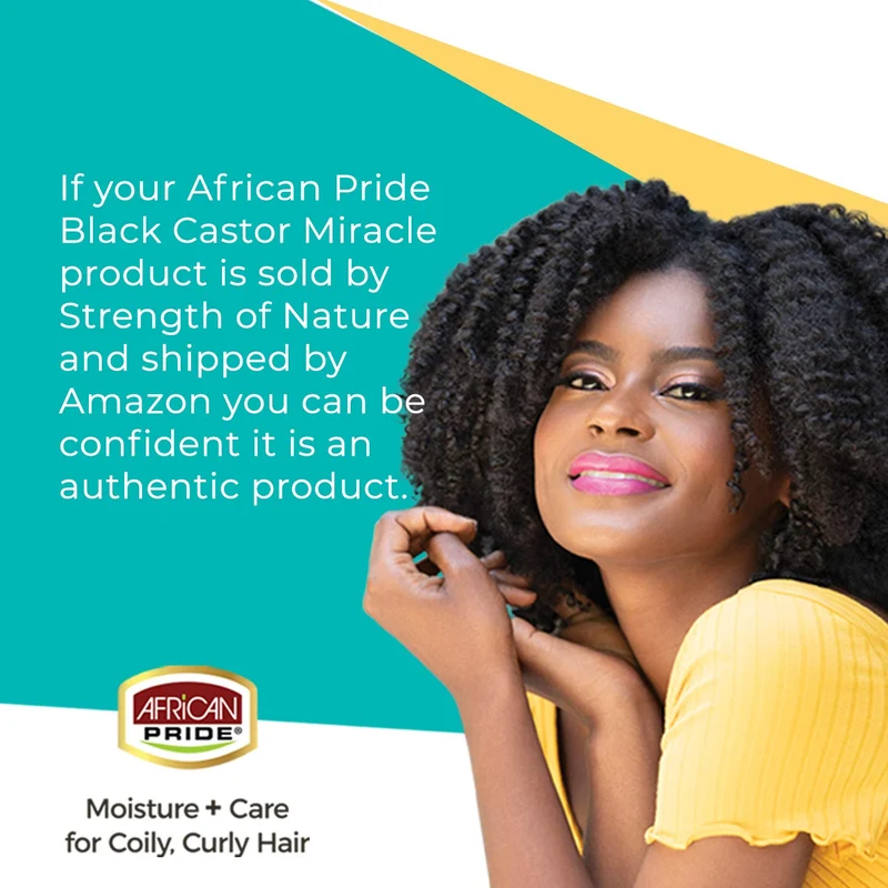 AFRICAN PRIDE MOISTURE MIRACLE ≡ Après-Shampooing Miel Et Chocoloat