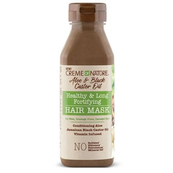 CREME OF NATURE ALOE VERA AND BLACK CASTOR ≡ Masque Cheveux