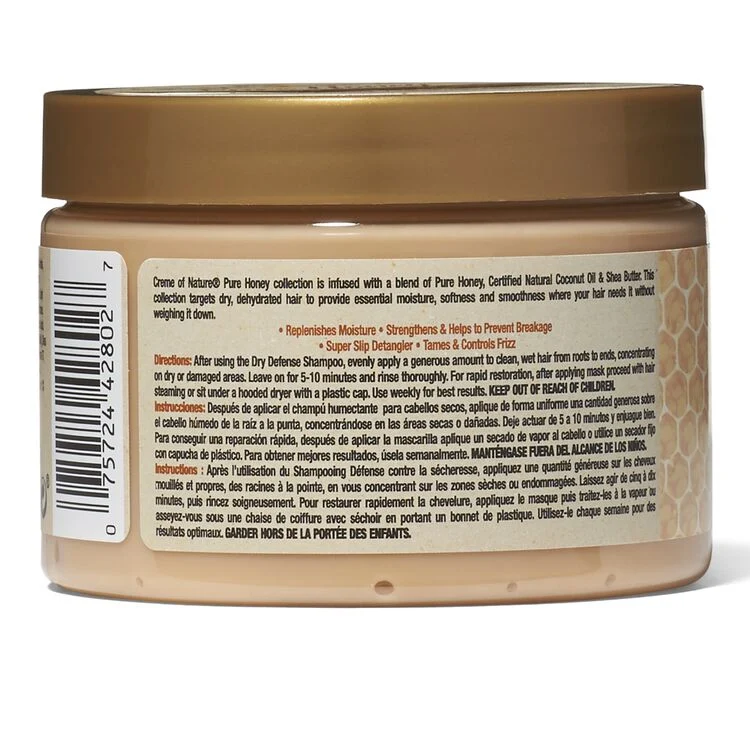 CREME OF NATURE PURE HONEY ≡ Masque Pour Cheveux
