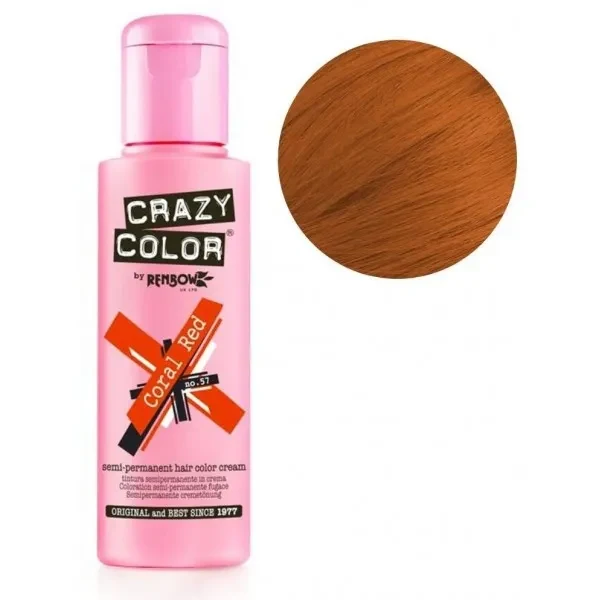 CRAZY COLOR ≡ Coral Red N°57