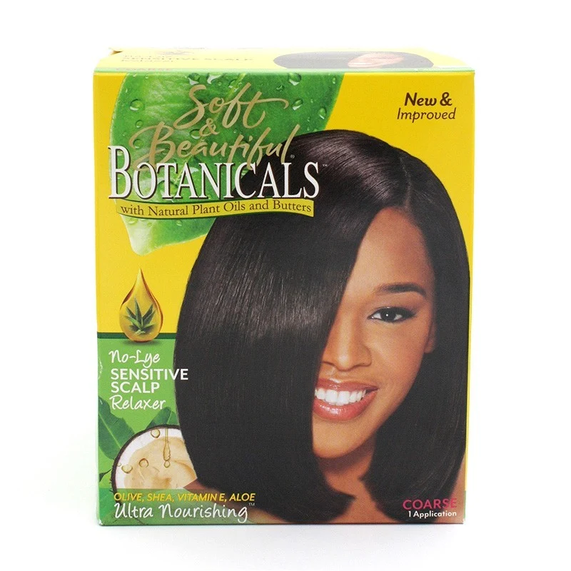 SOFT & BEAUTIFUL BOTANICALS ≡ Kit Défrisant Sans Soude "Coarse/Super"
