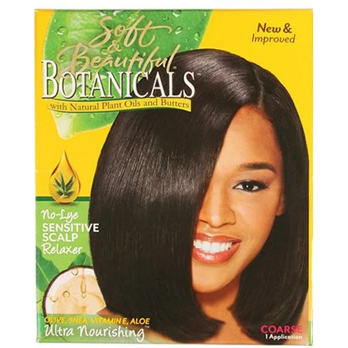 SOFT & BEAUTIFUL BOTANICALS ≡ Kit Défrisant Sans Soude "Coarse/Super"