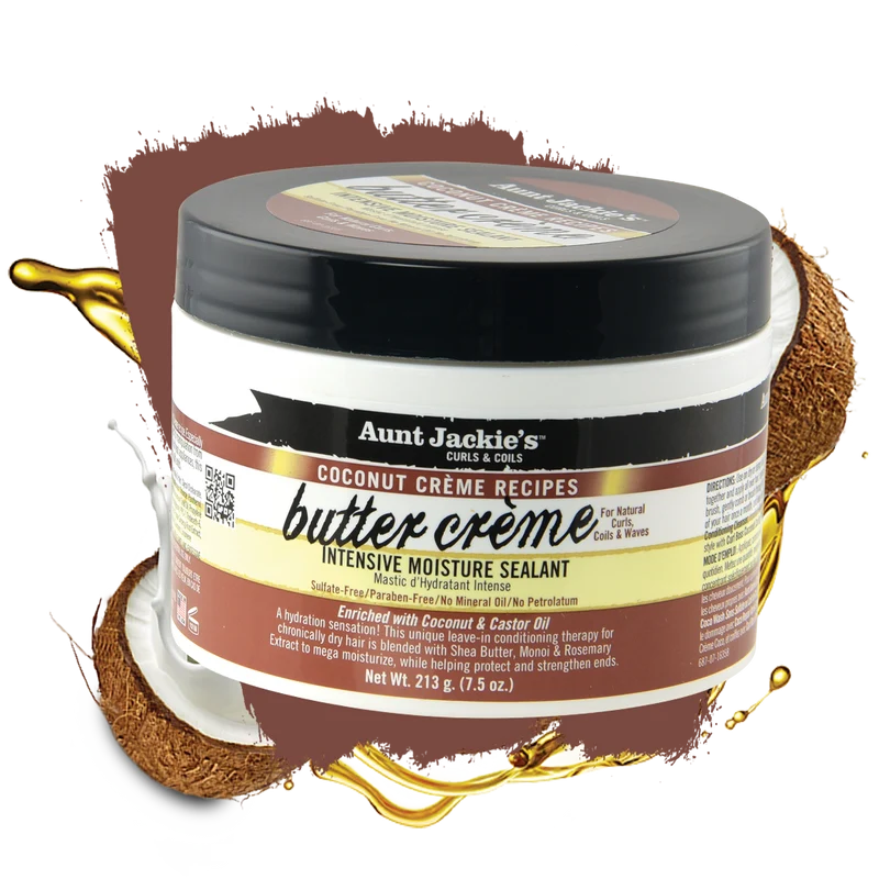 AUNT JACKIE'S COCONUT BUTTER ≡ Masque hydratant "Butter Crème"