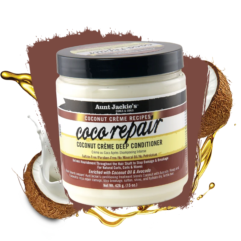 AUNT JACKIE'S COCONUT BUTTER ≡ Après-Shampooing "Coco Repair"