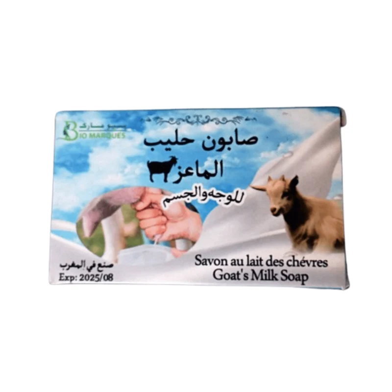 Savon au Lait de Chèvre 100g – Savon Naturel Hydratant & Apaisant | Tous Types de Peau