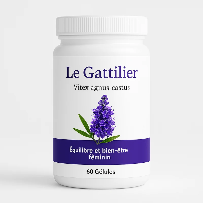 Gattilier 60 Gélules – Complément Alimentaire à Base de Plante | Selon Étiquetage