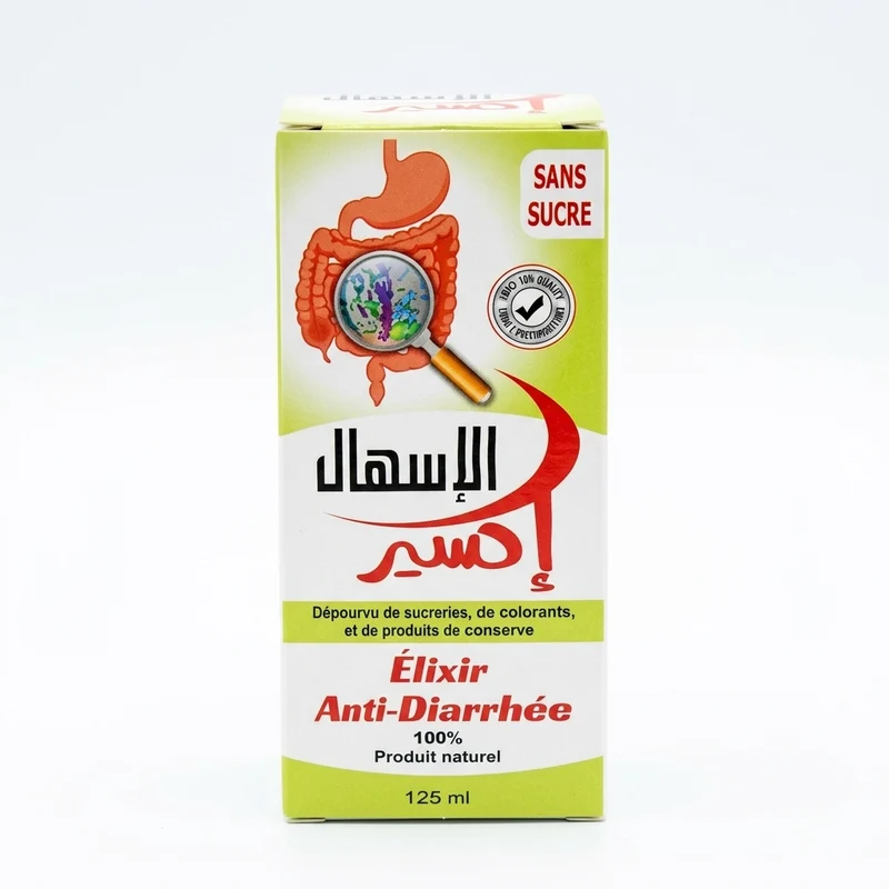 Élixir Anti-Diarrhée 125ml – Solution Naturelle Transit Intestinal