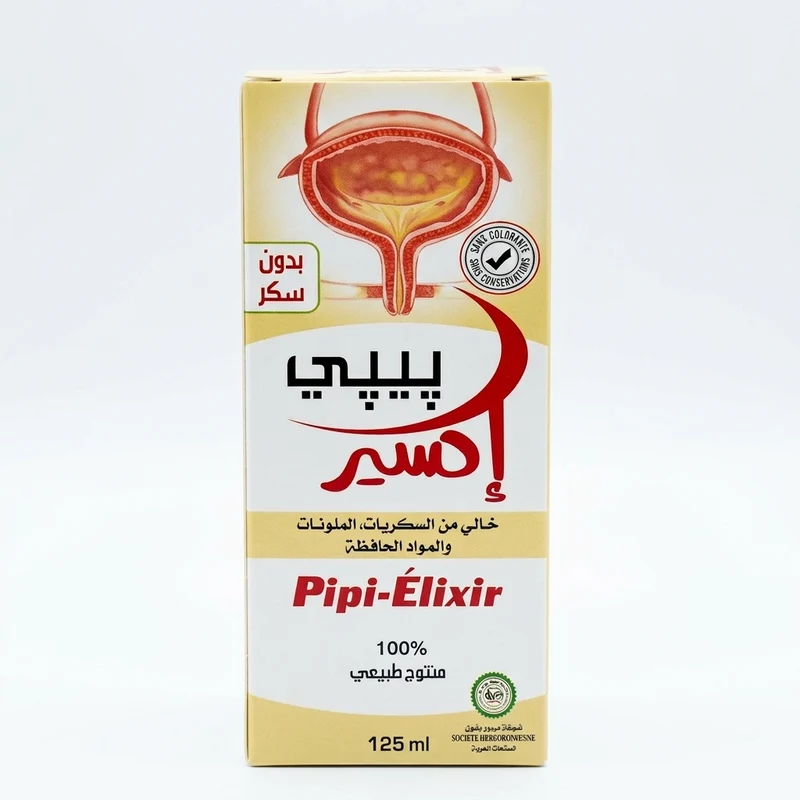 Pipi-Élixir 125ml – Solution Naturelle Sans Sucres Ajoutés | Soulagement & Bien-Être