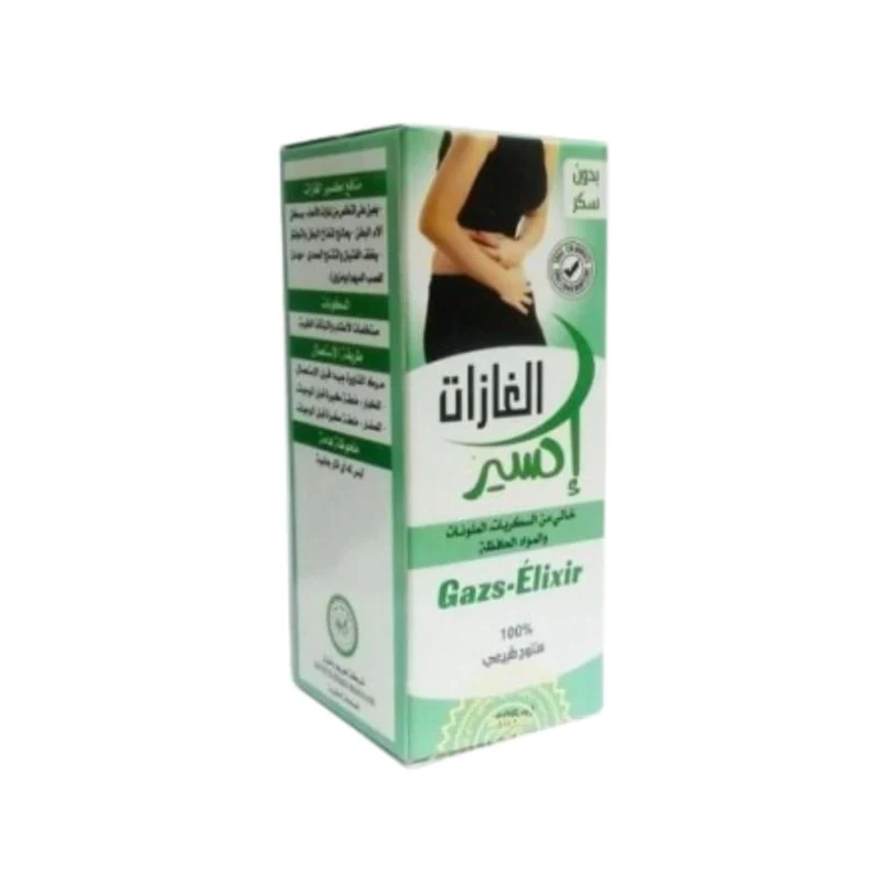 Élixir Gaz 125ml – Confort Digestif, Anti-Ballonnements & Anti-Gaz | Solution Liquide