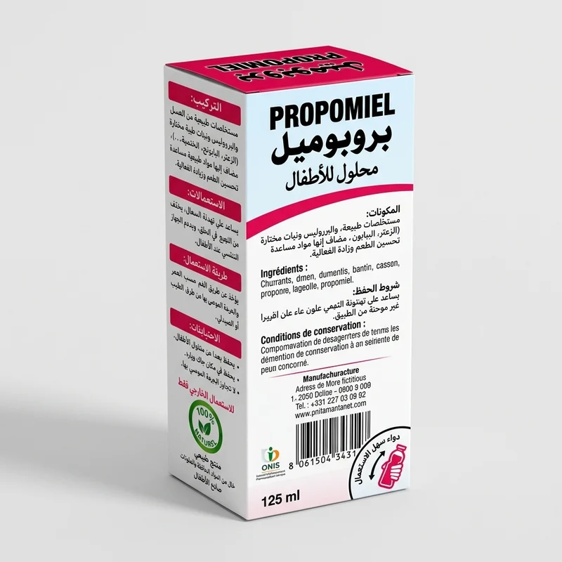 PropoMiel 125ml – Miel Naturel Enfants | Toux, Bronches et Immunité