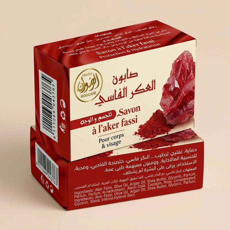 Savon à l'Aker Fassi 100g – Régénération, Hydratation & Éclat Naturel | Visage & Corps