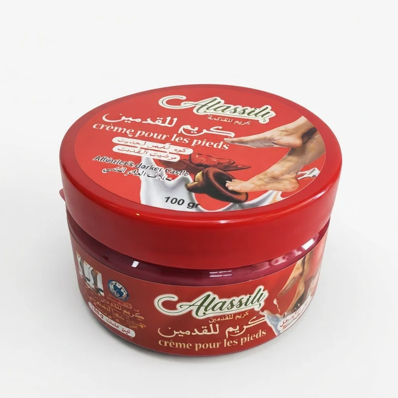 Crème Pieds El Assil à l'Aker Fassi 100g | Hydratation et Confort – Usage Externe