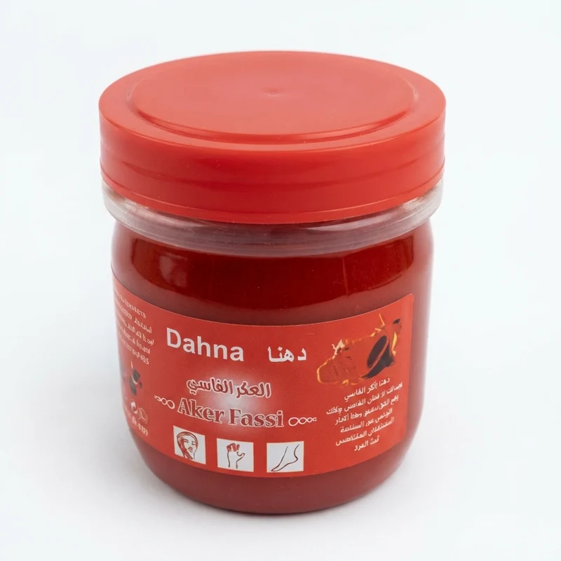 Dahna Aker fassi du Maroc 100g | Colorant Naturel Coquelicot et Grenade