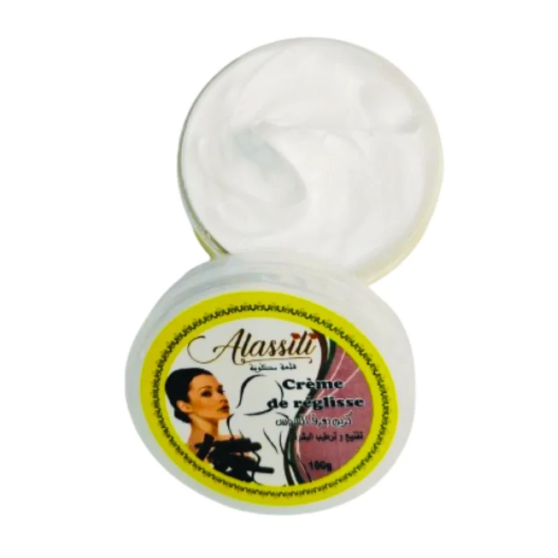 Crème de Réglisse 100g | Soin Naturel Éclaircissant – Racine de Réglisse
