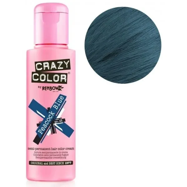 CRAZY COLOR ≡ Peacock Blue N°45