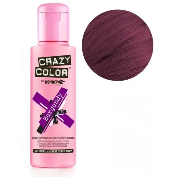 CRAZY COLOR ≡ Burgundy N°61