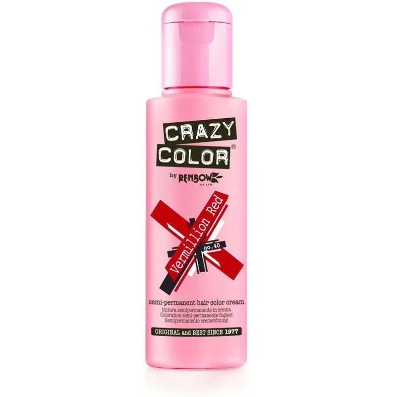 CRAZY COLOR ≡ Vermillion Red N°40 (100 ml)