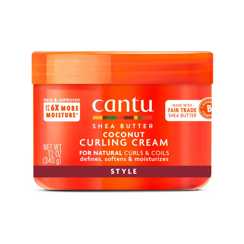 CANTU SHEA BUTTER FOR NATURAL HAIR ≡ Coconut Curling Cream 12 oz