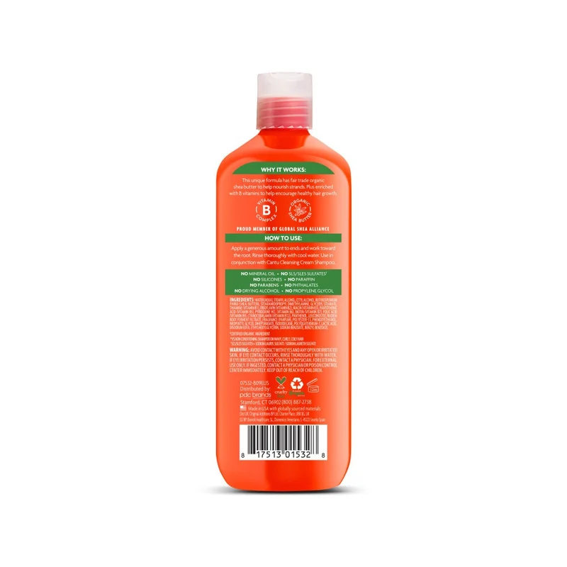 CANTU SHEA BUTTER FOR NATURAL HAIR ≡ Après-Shampooing Hydratant