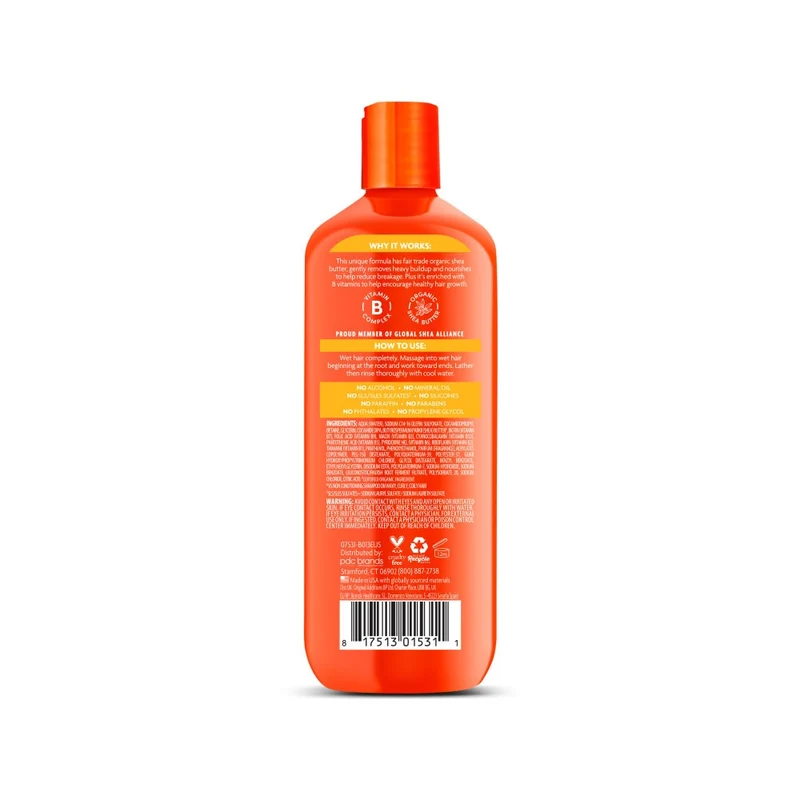 CANTU SHEA BUTTER FOR NATURAL HAIR ≡ Shampooing Nettoyant 13.5 oz