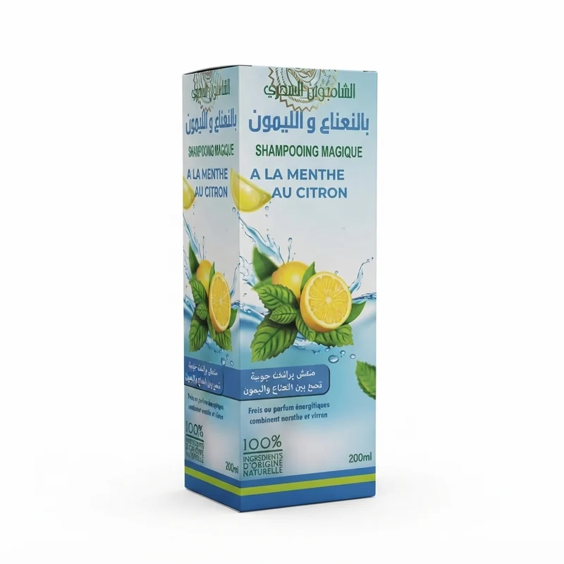 Shampoing Menthe Citron magique 200ml | Cuir Chevelu Purifié