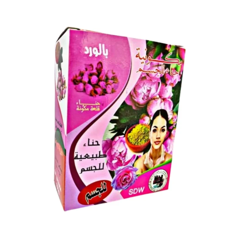 Henné corporel à la rose 150g | Pour Hammam et Spa