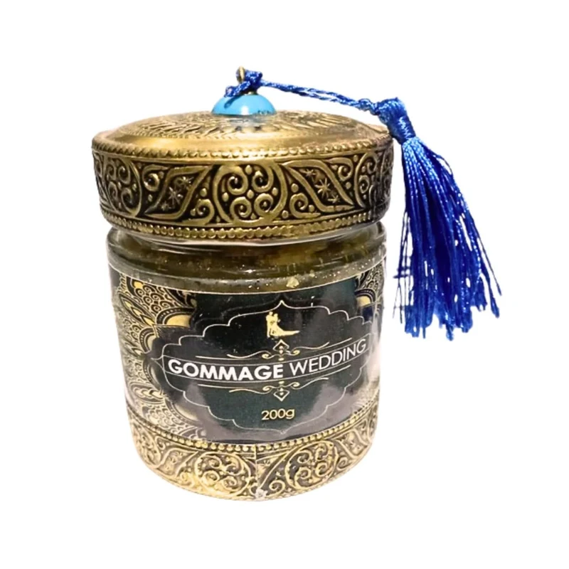 Gommage Sel Marin à l’Eucalyptus 200g | Exfoliant Naturel – Boîte Artisanale