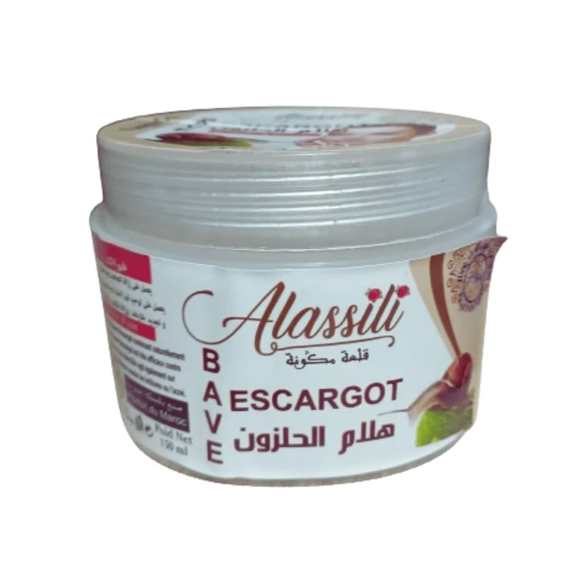 Bave d'escargot 150g | Soin Naturel Peau – Cicatrices, Brûlures, Éclat