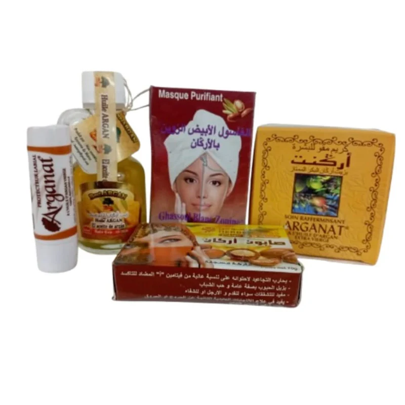Coffret Beauté à l’Huile d’Argan – 5 Soins Naturels Berbères