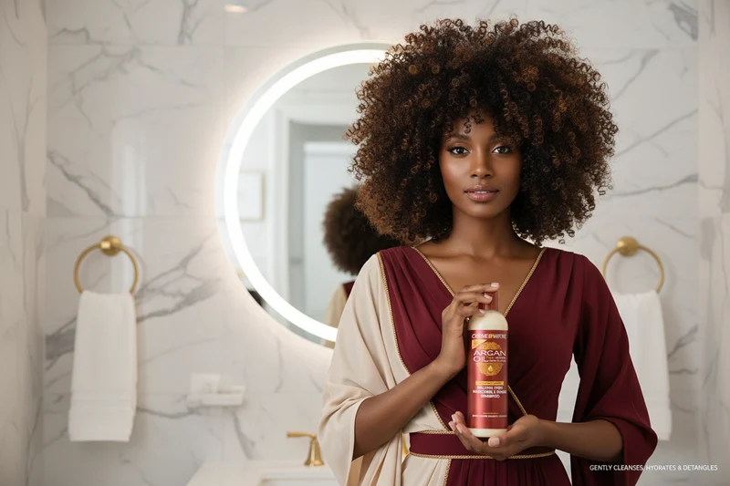 CREME OF NATURE ARGAN OIL ≡ Shampooing Hydratant & Brillant