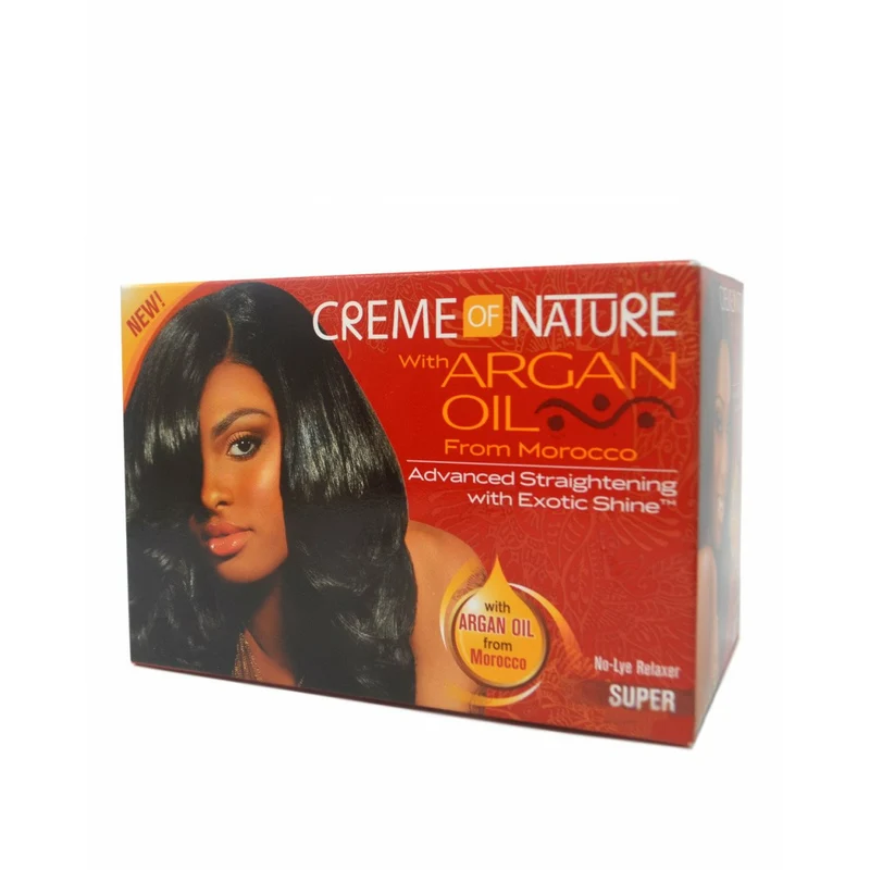 CREME OF NATURE ARGAN OIL ≡ Kit Défrisant Super