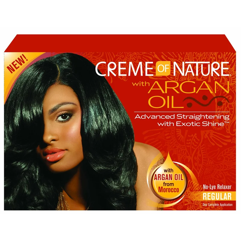 CREME OF NATURE ARGAN OIL ≡ Kit Défrisant "Normal"