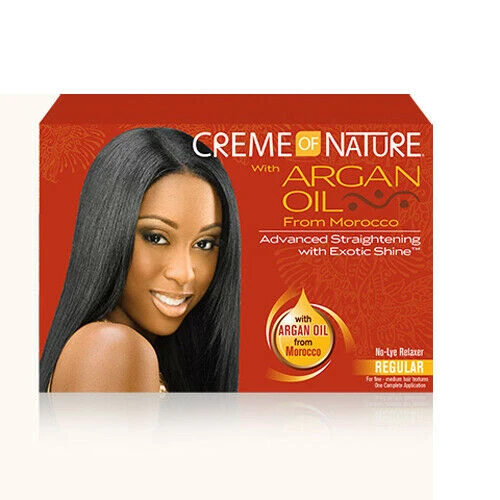 CREME OF NATURE ARGAN OIL ≡ Kit Défrisant "Normal"