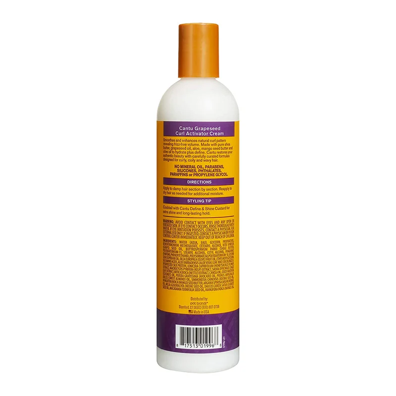 CANTU GRAPESEED ≡ Crème Activatrice De Boucles