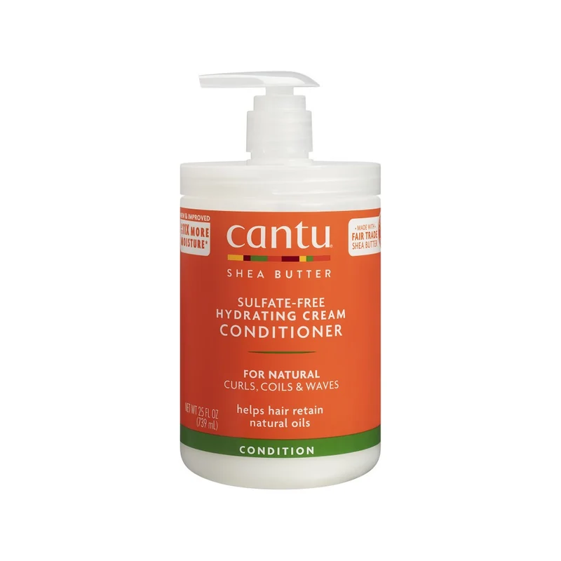 CANTU SHEA BUTTER FOR NATURAL HAIR ≡ Après-Shampooing Hydratant Sans Sulfate