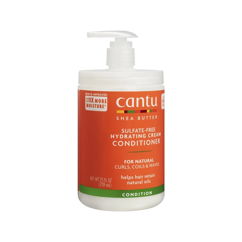 CANTU SHEA BUTTER FOR NATURAL HAIR ≡ Après-Shampooing Hydratant Sans Sulfate