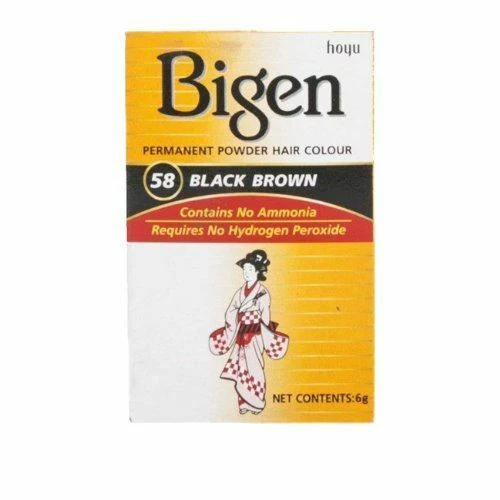 BIGEN ≡ Poudre Colorante Noir Naturel 58