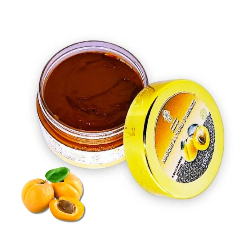 Masque Visage Abricot 100g – Réveil Bonne Mine | Exfoliant Visage