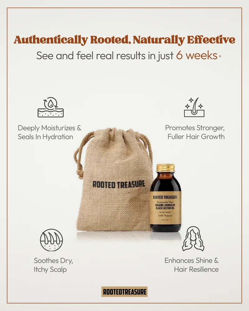 Organic Pure Jamaican Black Castor Oil 4oz