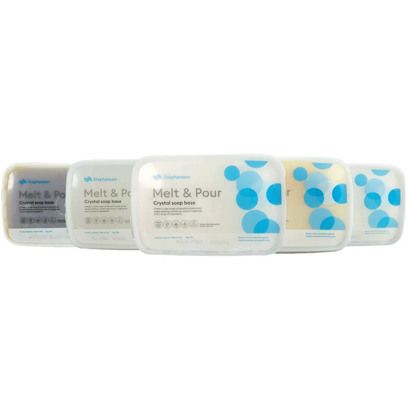 Pack d'échantillons de base de savon Melt & Pour