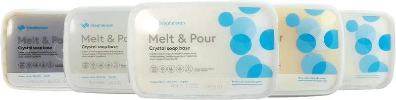 Pack d'échantillons de base de savon Melt & Pour